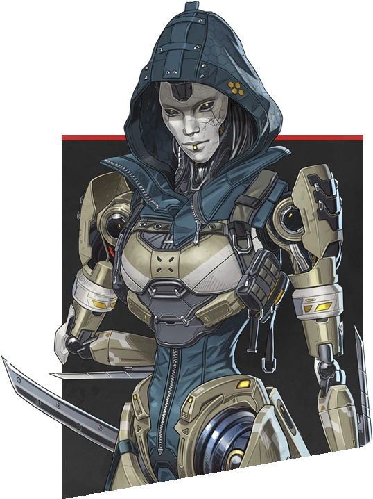 Ash from Apex Legends ready for a fight