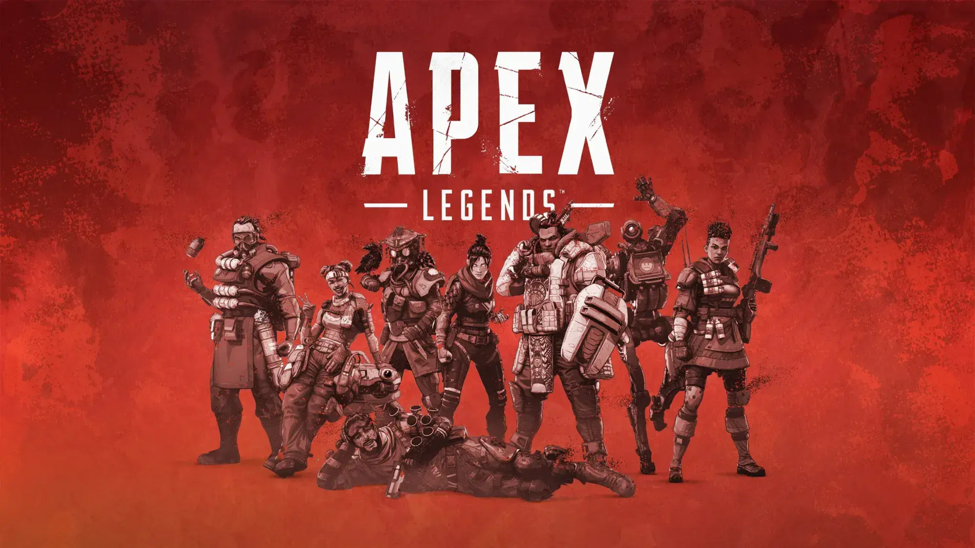 Apex Legends squad overlooking the battlefield