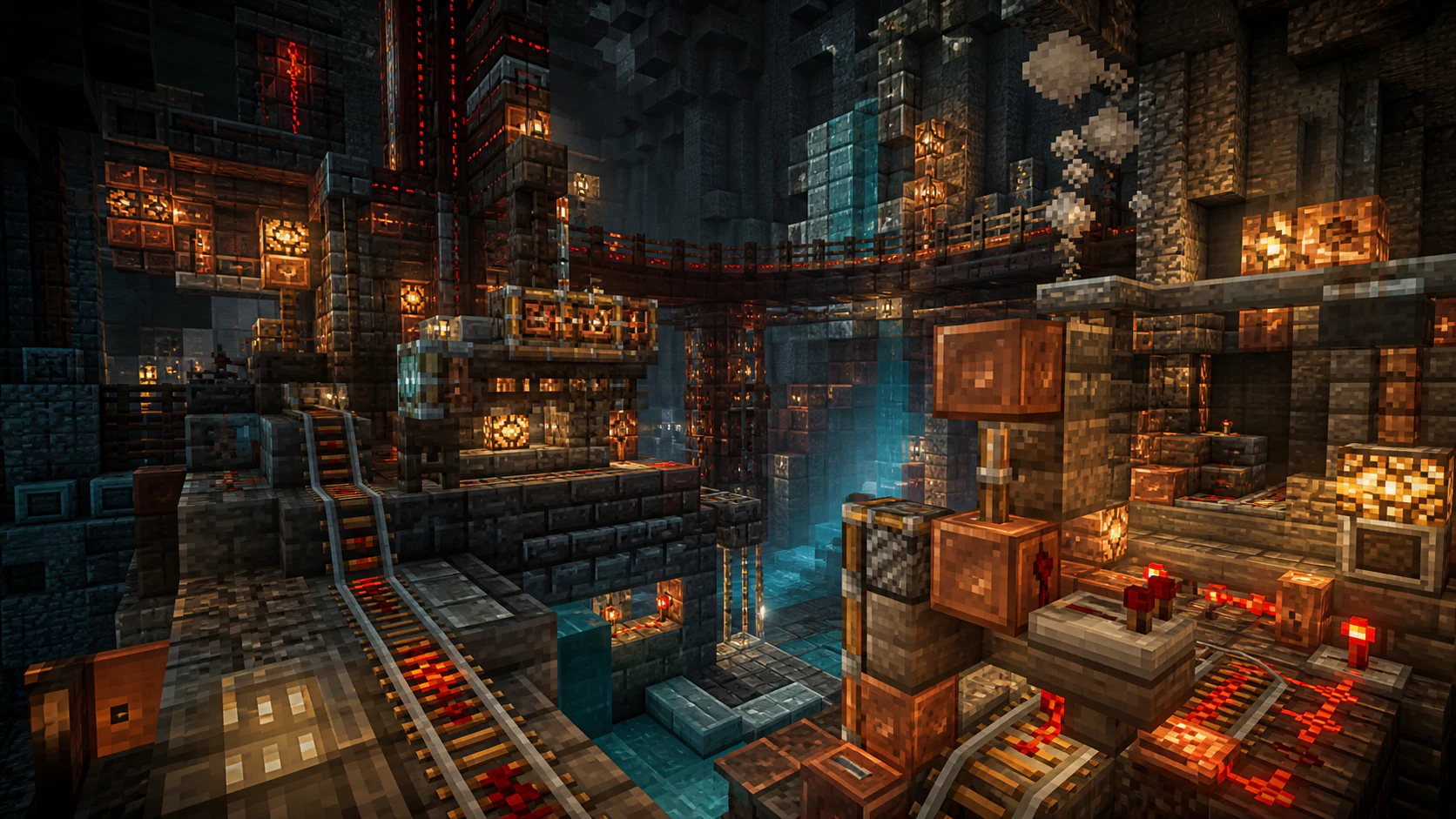 Minecraft landscape banner